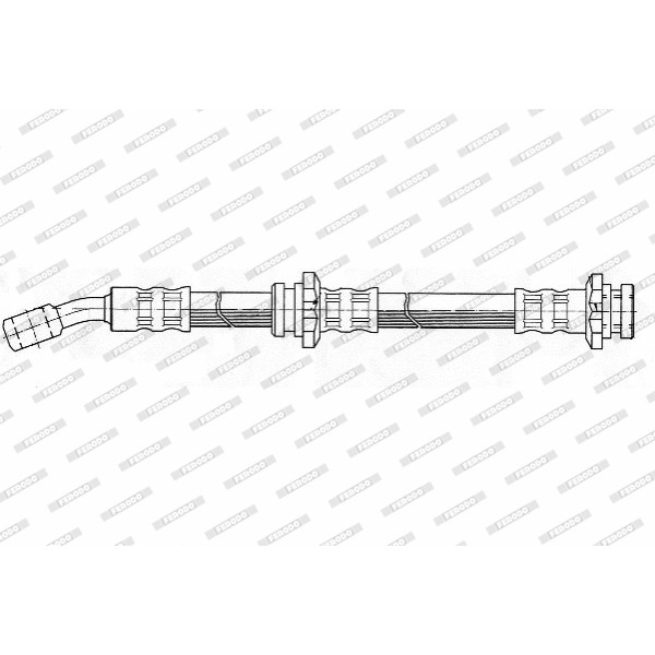 Слика на црево за кочница FERODO FHY2436 за Nissan Micra (K11) 1.0 i 16V - 54 коњи бензин