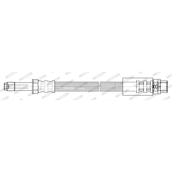 Слика на црево за кочница FERODO FHY2639 за BMW 1 F21 116 d - 116 коњи дизел