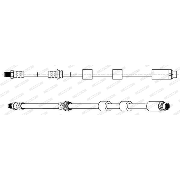 Слика на црево за кочница FERODO FHY2683 за BMW 3 Touring E91 335 xi - 306 коњи бензин