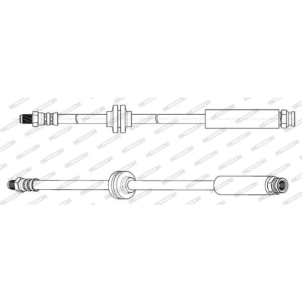 Слика на црево за кочница FERODO FHY2785 за Alfa Romeo MITO (955) 1.4 - 105 коњи бензин