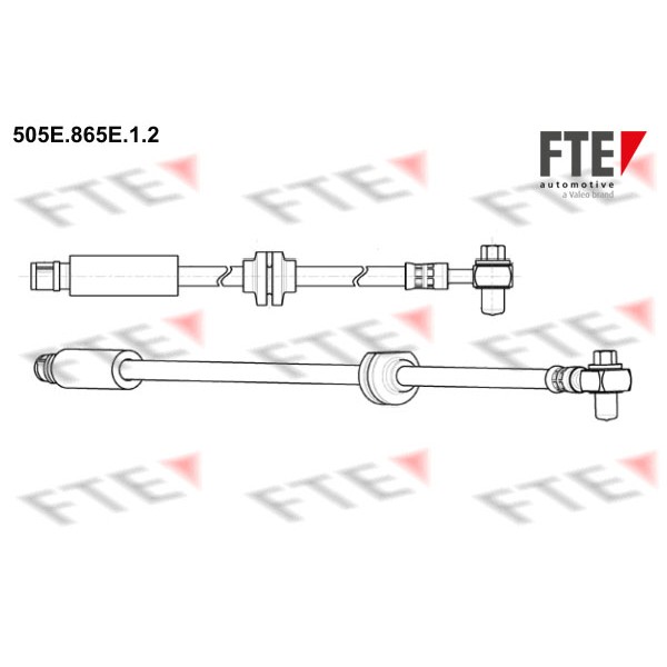 Слика на црево за кочница FTE 505E.865E.1.2 за Opel Insignia Sports Tourer 1.6 - 116 коњи бензин