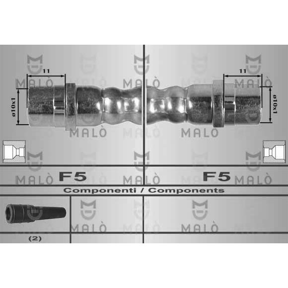 Слика на Црево за кочница MALO 80164