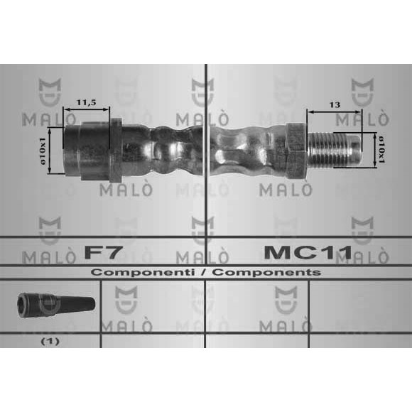 Слика на Црево за кочница MALO 80193