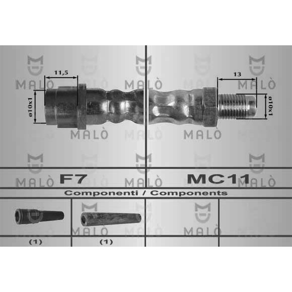 Слика на Црево за кочница MALO 80196