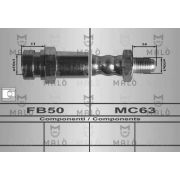 Слика 1 на црево за кочница MALO 80527