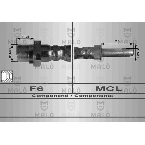 Слика на Црево за кочница MALO 8909