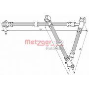 Слика 1 на црево за кочница METZGER 4110395