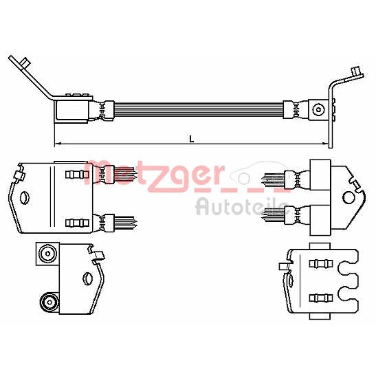 Слика на Црево за кочница METZGER 4112539