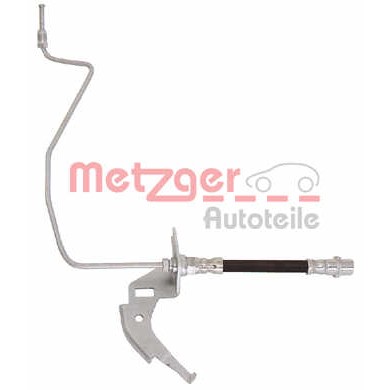 Слика на црево за кочница METZGER 4119360 за Opel Astra H Estate 1.6 Turbo - 180 коњи бензин