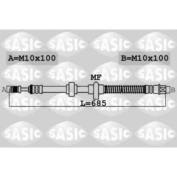 Слика на Црево за кочница SASIC 6600056