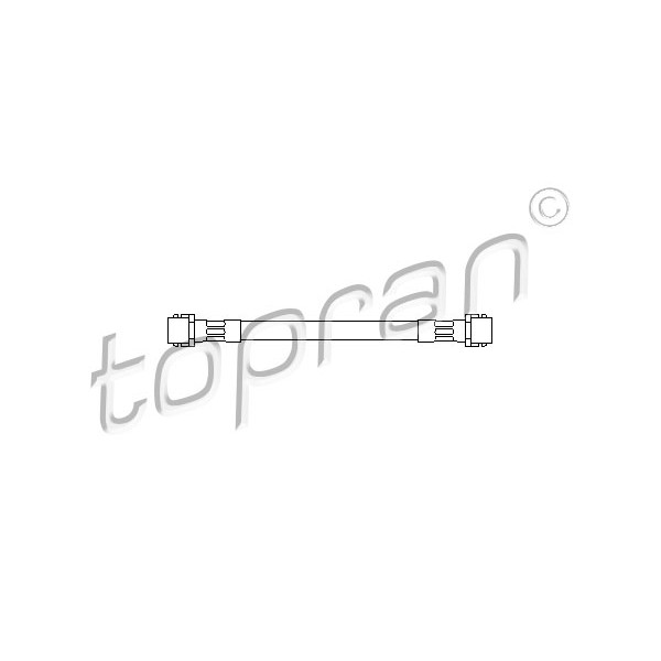 Слика на црево за кочница TOPRAN 108 127 за Seat Ibiza 3 (6L) 1.4 16V - 100 коњи бензин