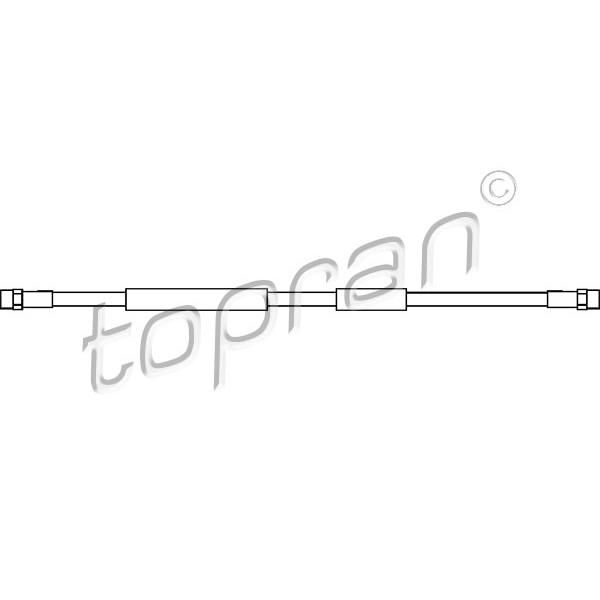 Слика на црево за кочница TOPRAN 108 355 за VW Transporter T3 Bus 2.1 i - 92 коњи бензин