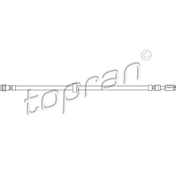 Слика на црево за кочница TOPRAN 108 393 за VW Jetta 4 Estate (1J6) 1.6 16V - 105 коњи бензин