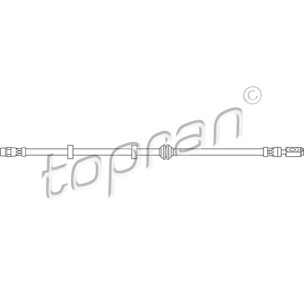 Слика на црево за кочница TOPRAN 108 912 за VW Golf 3 Variant (1H5) 2.0 - 115 коњи бензин