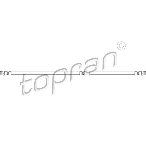 Слика на црево за кочница TOPRAN 110 395 за VW EOS (1F7,1F8) 2.0 TDI - 140 коњи дизел