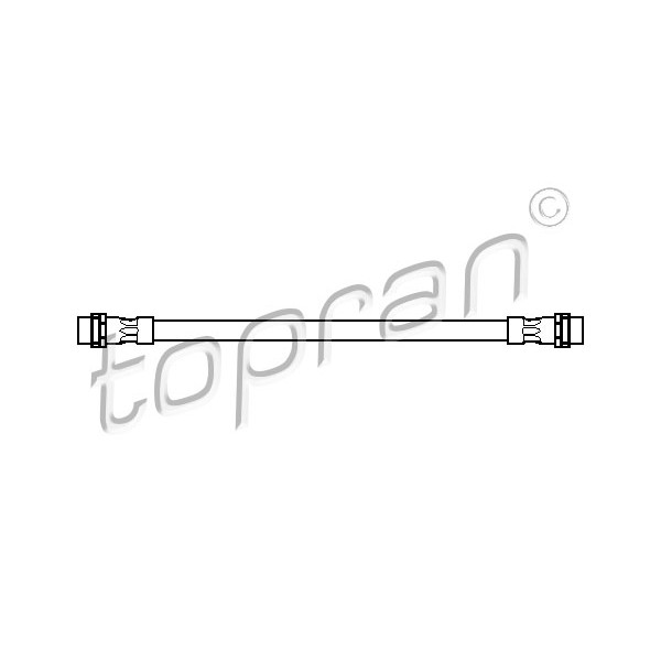 Слика на црево за кочница TOPRAN 110 398 за Mercedes Sprinter 4-t Platform (904) 412 D 4x4 - 122 коњи дизел