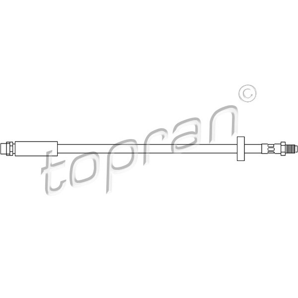 Слика на црево за кочница TOPRAN 110 400 за Audi A6 Avant (4F5, C6) 3.0 TDI quattro - 233 коњи дизел