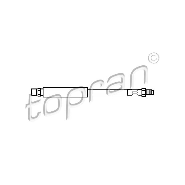 Слика на црево за кочница TOPRAN 110 410 за Audi 80 Sedan (8C, B4) 1.6 - 71 коњи бензин