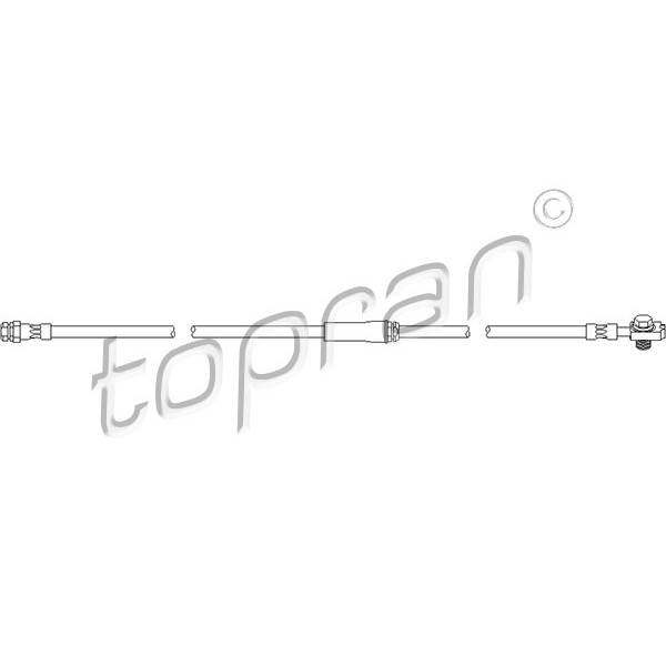 Слика на црево за кочница TOPRAN 111 056 за VW Passat 6 Sedan (B6,3c2) 1.4 TSI - 122 коњи бензин