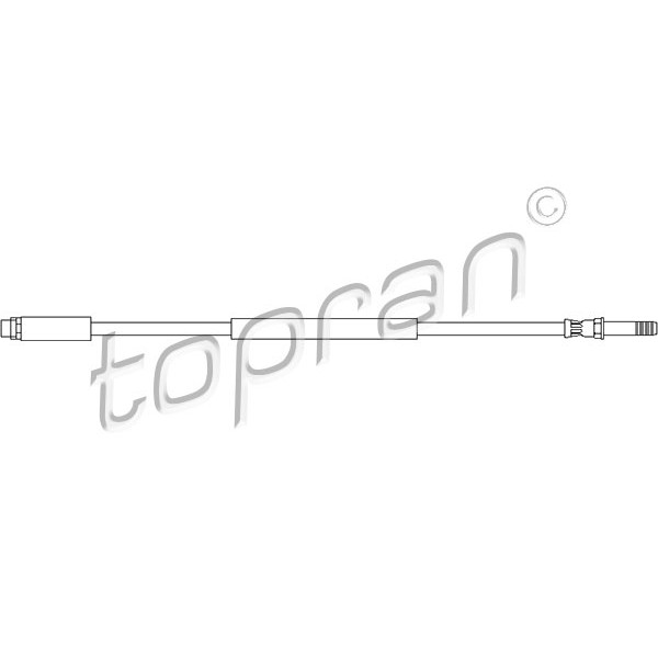 Слика на црево за кочница TOPRAN 111 059 за VW Crafter 30-50 Platform (2F) 2.5 TDI - 109 коњи дизел