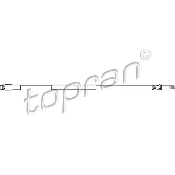 Слика на црево за кочница TOPRAN 111 060 за VW Crafter 30-50 Platform (2F) 2.5 TDI - 109 коњи дизел