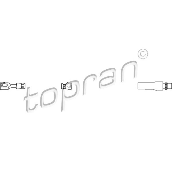 Слика на црево за кочница TOPRAN 205 518 за Opel Astra G Saloon 1.8 16V - 125 коњи бензин