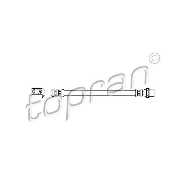 Слика на црево за кочница TOPRAN 206 119 за Opel Astra G Saloon 1.7 DTI 16V - 75 коњи дизел