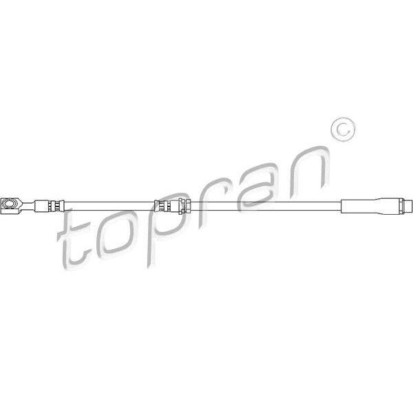Слика на црево за кочница TOPRAN 207 534 за Opel Astra H Hatchback 1.8 - 125 коњи бензин