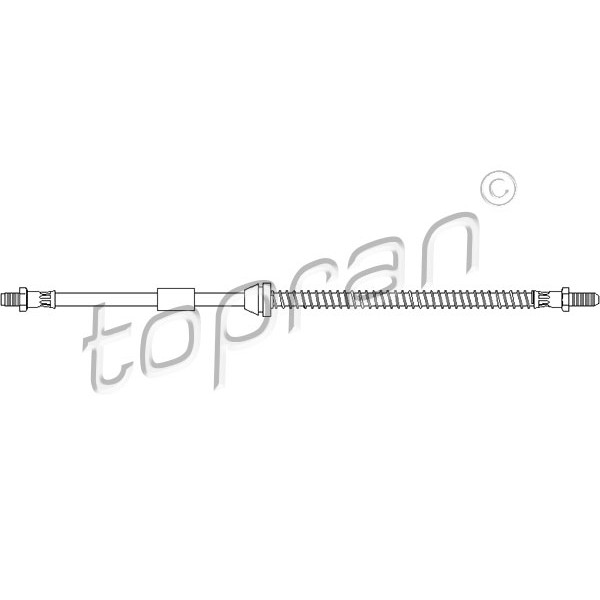 Слика на црево за кочница TOPRAN 300 458 за Ford Fiesta 3 (gfj) 1.6 i 16V - 88 коњи бензин