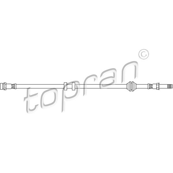 Слика на црево за кочница TOPRAN 300 641 за Ford Mondeo 1 Clipper (BNP) 1.8 i 16V 4x4 - 115 коњи бензин