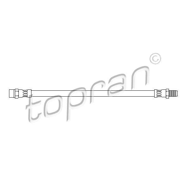 Слика на црево за кочница TOPRAN 400 215 за Mercedes 190 (w201) E 1.8 (201.018) - 109 коњи бензин