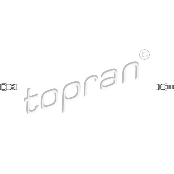 Слика на црево за кочница TOPRAN 400 423 за Mercedes CLK (c209) 350 (209.356) - 272 коњи бензин