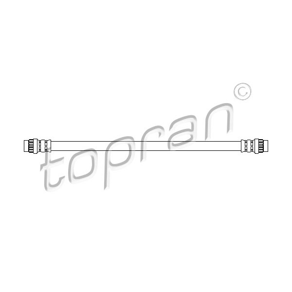 Слика на црево за кочница TOPRAN 700 213 за Renault Megane 1 (BA0-1) 1.4 16V (BA0D, BA1H, BA0W, BA10) - 95 коњи бензин