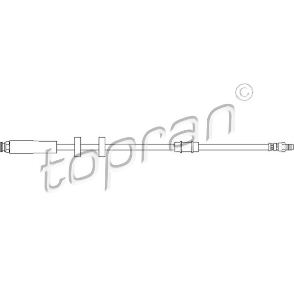 Слика на црево за кочница TOPRAN 720 925 за Citroen Jumper BUS 230P 2.0  4x4 - 109 коњи бензин