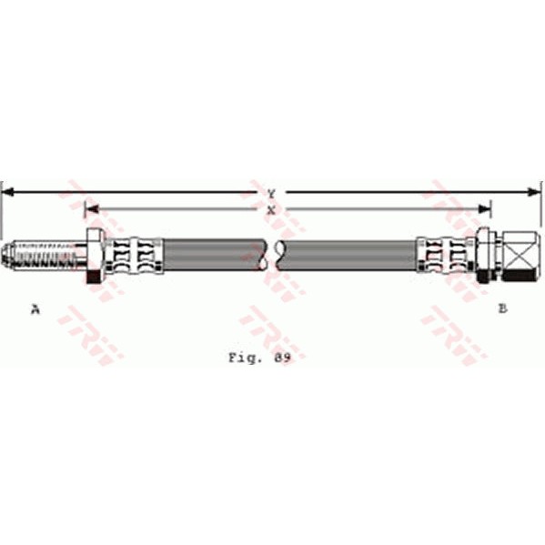 Слика на Црево за кочница TRW PHB108