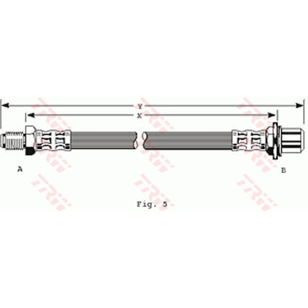 Слика на Црево за кочница TRW PHB251