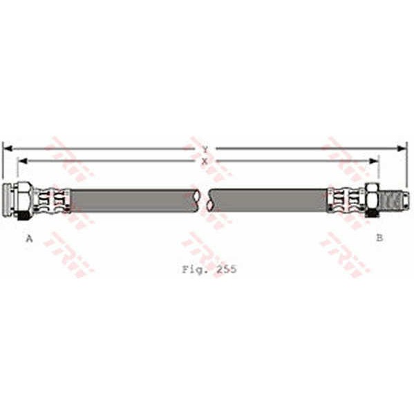 Слика на Црево за кочница TRW PHB376