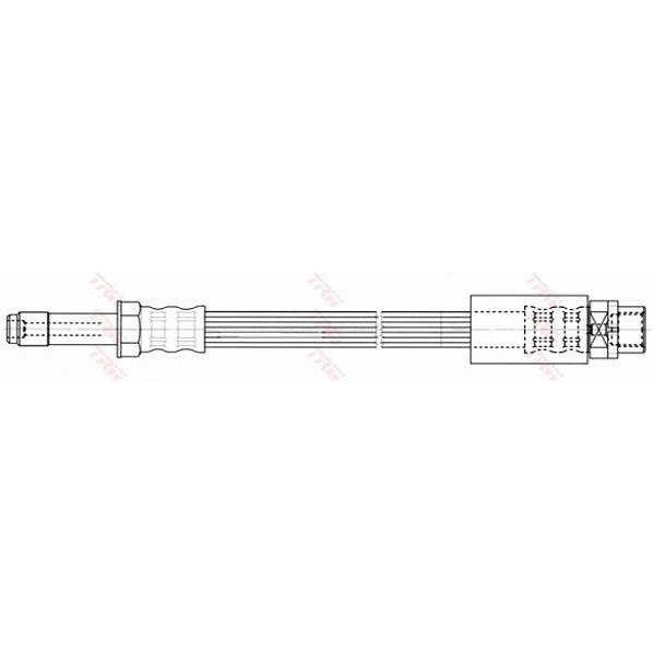 Слика на црево за кочница TRW PHB415 за BMW 1 F21 116 d - 116 коњи дизел