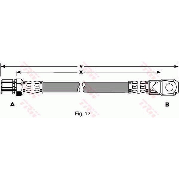 Слика на Црево за кочница TRW PHD303