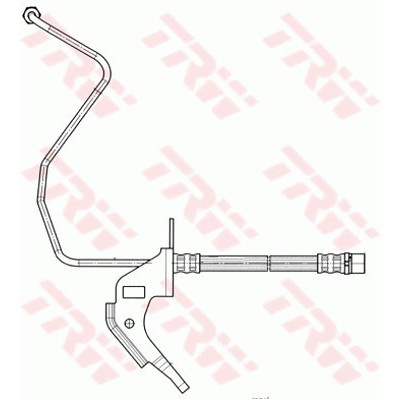 Слика на црево за кочница TRW PHD563 за Opel Astra G Estate 1.8 16V - 125 коњи бензин