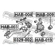 Слика 2 на чаура, раме FEBEST HAB-019