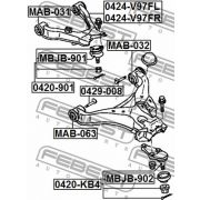 Слика 2 на Чаура, раме FEBEST MAB-032