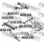 Слика 2 на чаура, раме FEBEST MAB-037