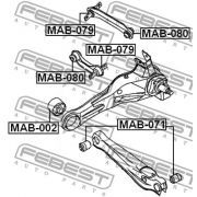 Слика 2 на чаура, раме FEBEST MAB-071