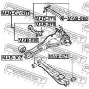 Слика 2 на чаура, раме FEBEST MAB-079