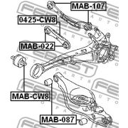 Слика 2 на чаура, раме FEBEST MAB-087