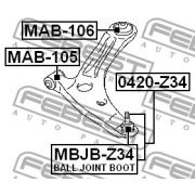 Слика 2 на чаура, раме FEBEST MAB-106