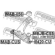 Слика 2 $на Чаура, раме FEBEST MAB-CUS