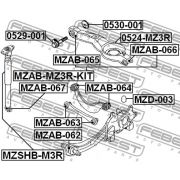 Слика 2 на чаура, раме FEBEST MZAB-062