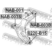 Слика 2 $на Чаура, раме FEBEST NAB-001